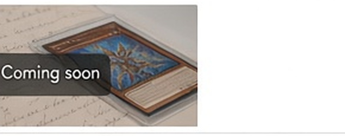 Protected card resting on handwritten archival notes